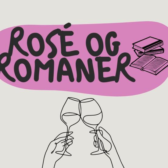 Tegning af to hænder med vinglas